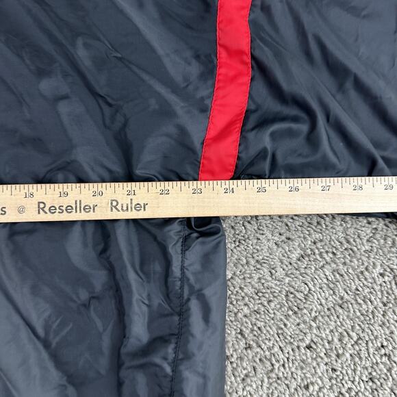 Vintage Ellesse Jacket Mens Large Black Red Reversible Anorak Zip Made Italy 90s - Picture 13 of 16